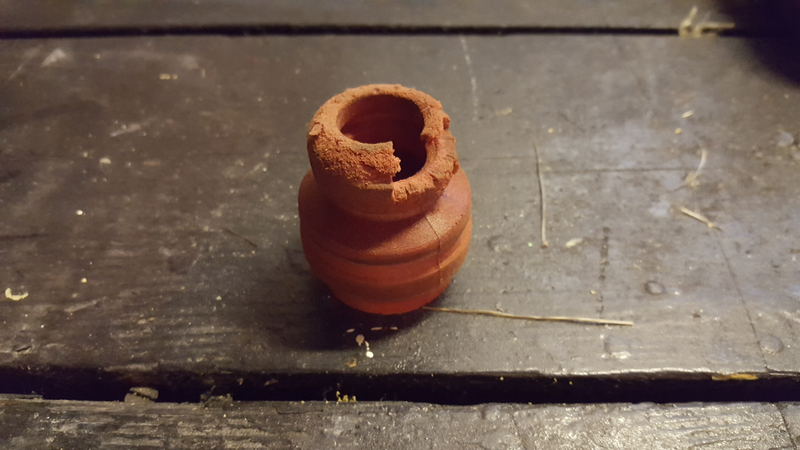 Worn-out bump stop
